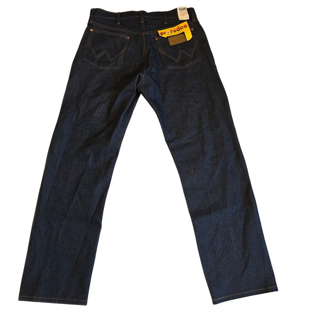 Wrangler Pro Rodeo Jeans Vintage Cowboy Cut Raw 32x30 Deadstock 80s